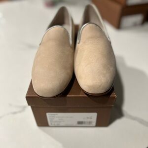 Coach Utopia Nubuck / Soft Foil Metallic Shoes - Size 9.5